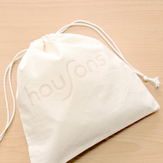 100% 無漂無染 棉布萬用束口袋