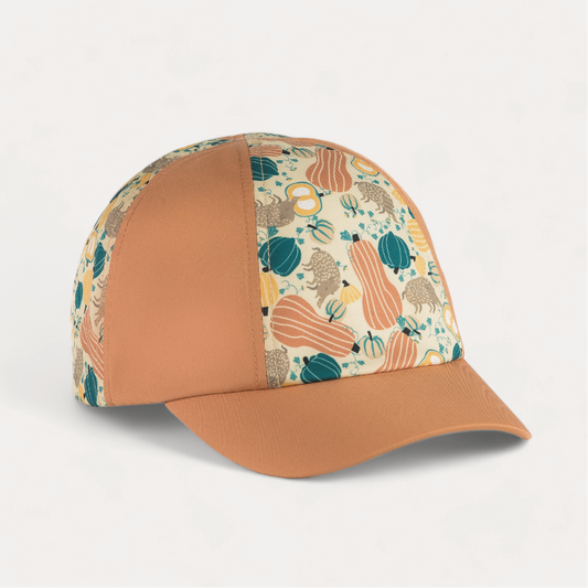 彎簷兒童球帽-山豬暖桔