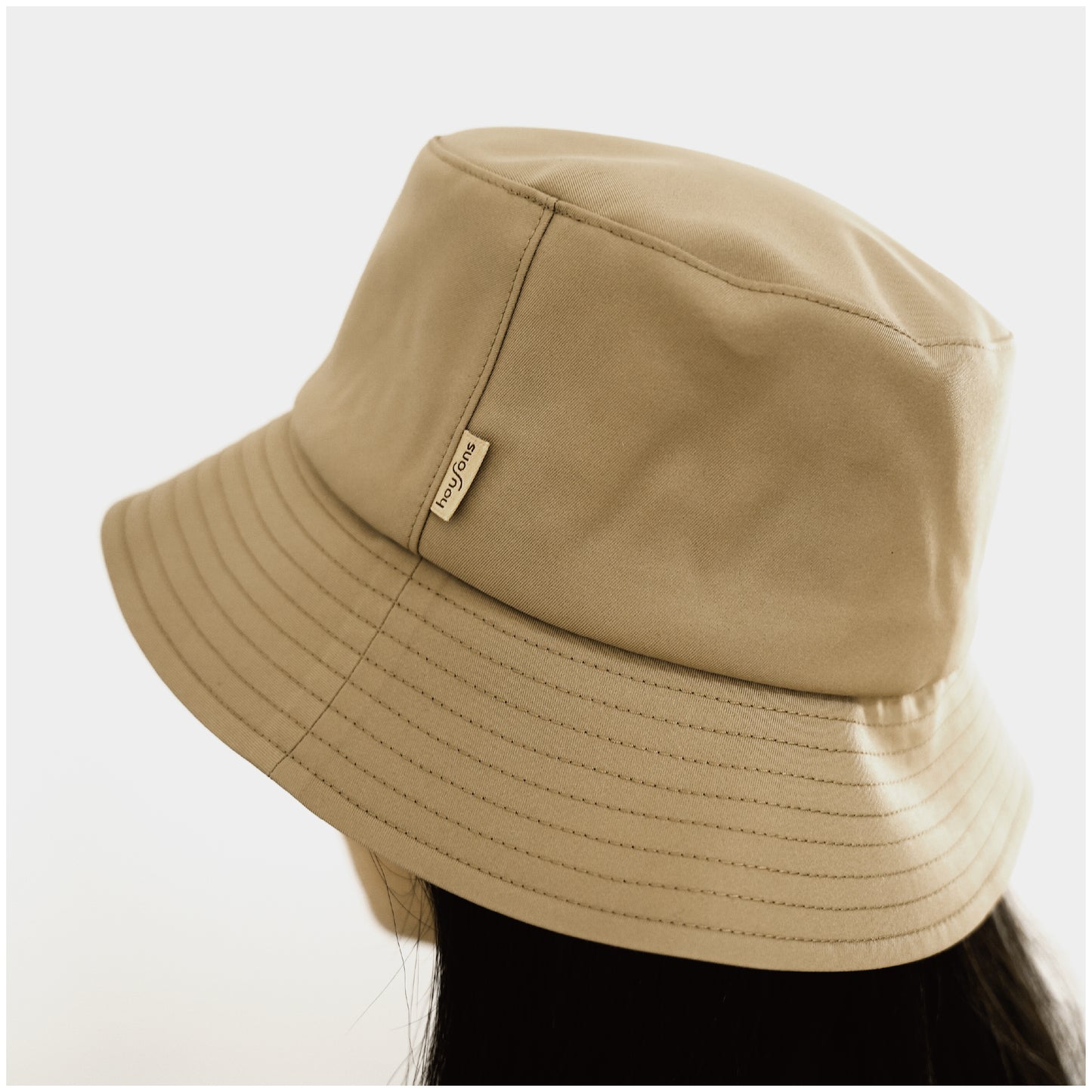 大人款-調節漁夫帽-石虎卡其