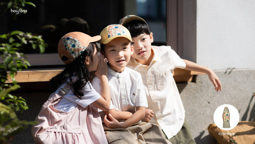 可凹折彎簷球帽-山豬與果實印花