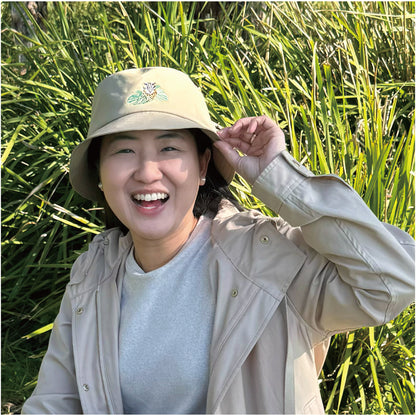 大人款-調節漁夫帽-石虎卡其